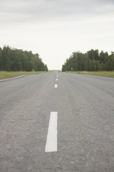 Asphalt road close up photo — Stock Photo, Image