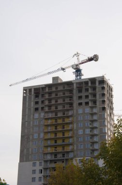 Şantiye kule vinç ile