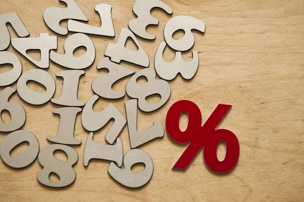 Symbol percent, Concept of discount — Stock Photo, Image