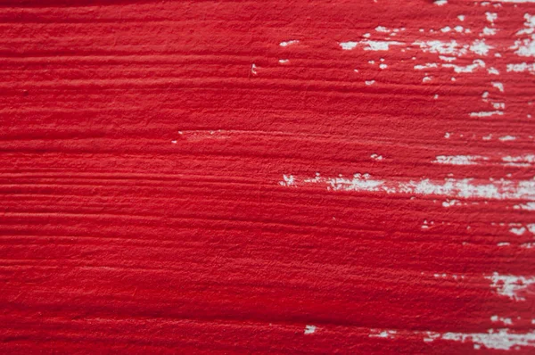 Pincel abstrato vermelho no fundo branco — Fotografia de Stock