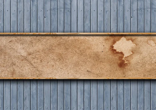 Papel vintage na textura de madeira velha — Fotografia de Stock