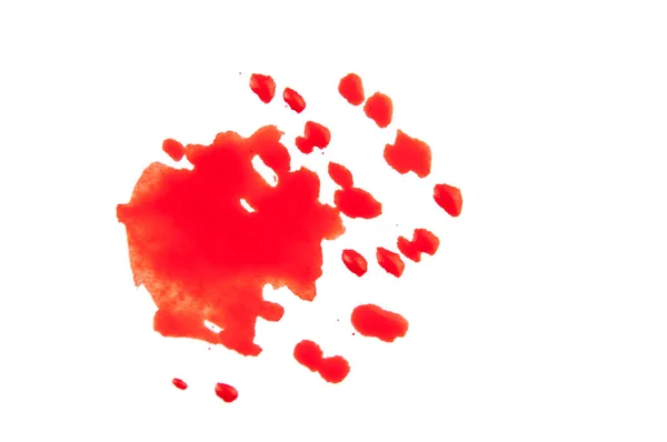 Kırmızı Mürekkep Lekesi Deseni — Stok fotoğraf