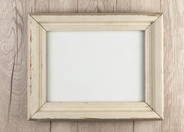 Blank Vintage Wood Frame Wall — Stock Photo, Image