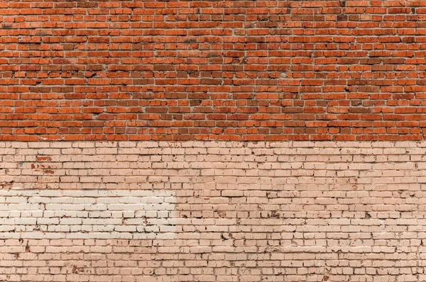 Abstract Weathered Texture Stained Old Brick Wall — Stock Photo, Image