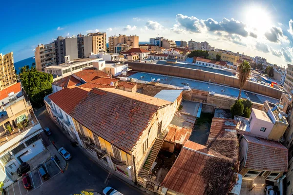 Panoramisch Zicht Van Limassol Old Town Cyprus — Stockfoto