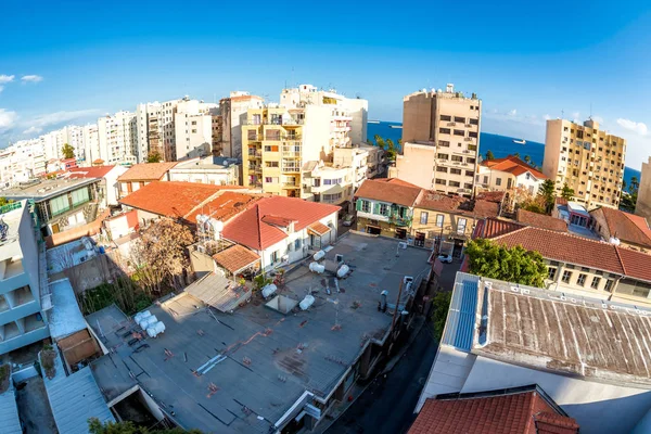 Obytné Budovy Nad Střechy Starého Města Limassol Kypr — Stock fotografie