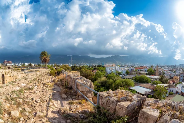 View Historic Harbour Part Old Town Medieval Castle — Stock Photo, Image