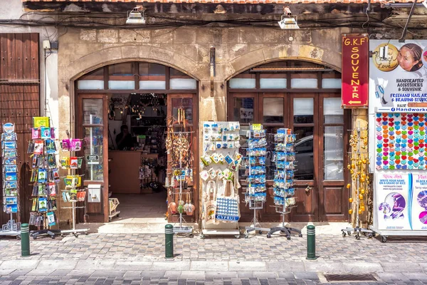 Larnaca Chypre Mai 2018 Boutique Souvenirs Cadeaux Dans Vieille Ville — Photo