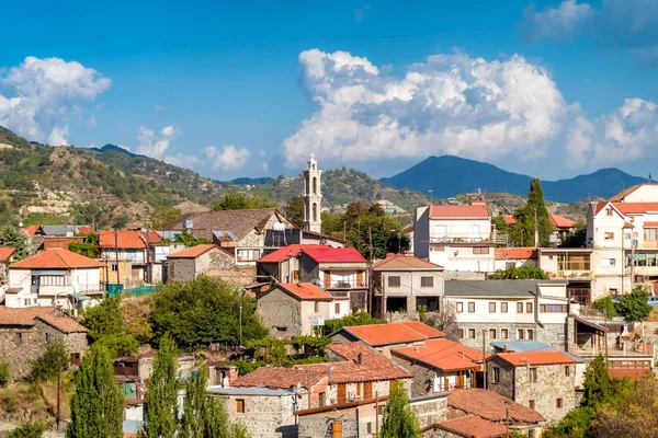 Χωριό Κυπερούντα Χωριό Πήρε Όνομά Του Από Εργοστάσιο Cyperus Rotundus — Φωτογραφία Αρχείου