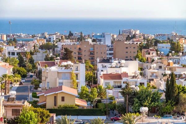 Paphos Dachterrasse Stadtbild Zypern — Stockfoto