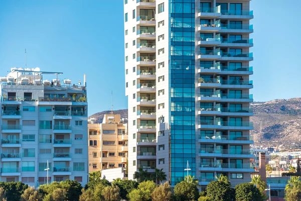 Limassol Stedelijke Residentiële Architectuur Close Cyprus — Stockfoto