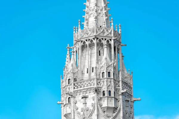 Matthias Church Spire Close Budapest Hungary — Stock Photo, Image