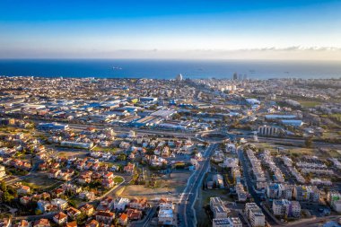 Limasol cityscape hava görünümünü. Kıbrıs.