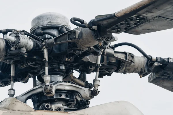 Vojenský Vrtulník Rotor Blade Detail Detail — Stock fotografie