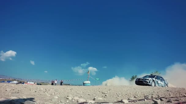 District Paphos Chypre Novembre 2018 Dérive Voiture Rallye Pendant Sprint — Video