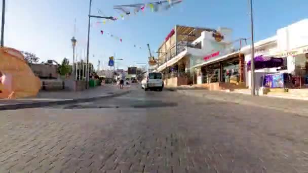 Ayia Napa Chypre Avril 2018 Conduire Travers Ayia Napa Centre — Video