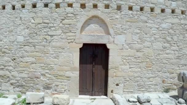 Ιερός Ναός Τιμίου Σταυρού Χωριό Ανωγύρα Επαρχια Λεμεσός Κύπρος — Αρχείο Βίντεο