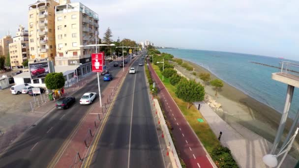 Nicosia Cyprus April 2019 Vista Avenida Outubro — Vídeo de Stock