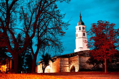 Belgrad Kalesi 'ndeki Stambol Kapısı. Kalemegdan Parkı, Belgrad, Sırbistan