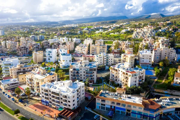 Vista Elevada Zona Residencial Limassol Chipre — Foto de Stock