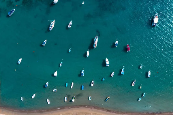 Fishing Boats Yachts Moored Miami Beach Limassol Cyprus — Stock Photo, Image