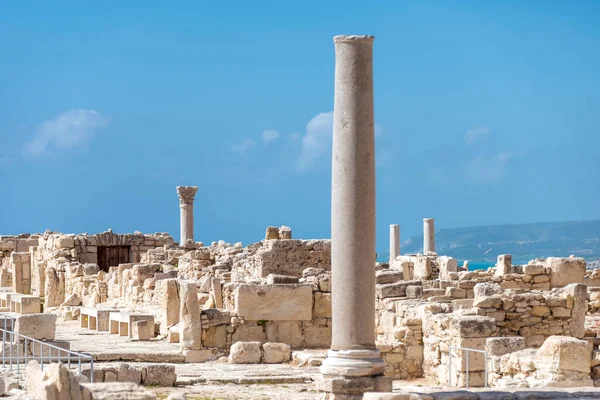 Antiguo Sitio Arqueológico Kourion Distrito Limassol Chipre — Foto de Stock