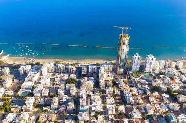 Edificio Gran Altura Frente Mar Limassol Chipre —  Fotos de Stock