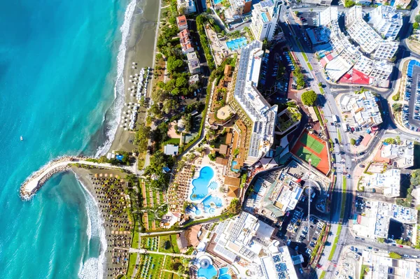 Vue Aérienne Par Drone Paysage Urbain Limassol Chypre — Photo