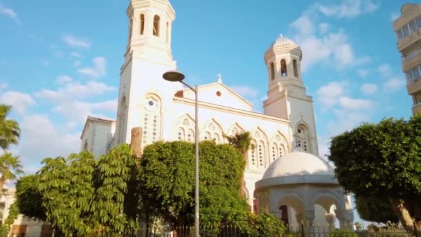 Catedral Ayia Napa Limassol Chipre — Vídeo de Stock