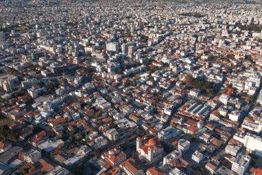 Limasol kentinin yüksek açılı manzarası, Kıbrıs