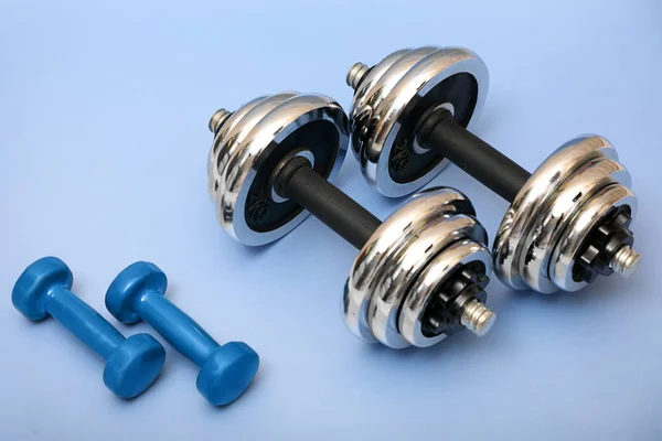 Sports dumbbells . — Stock Photo, Image