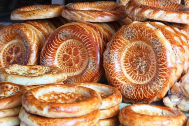 Tandyr kek-Orta Asya ekmek.