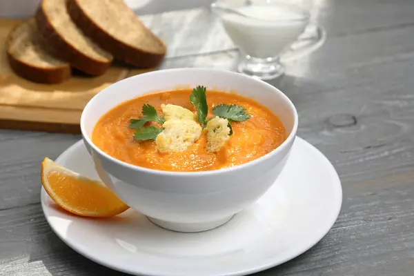 Lentil soup mashed . — Stock Photo, Image