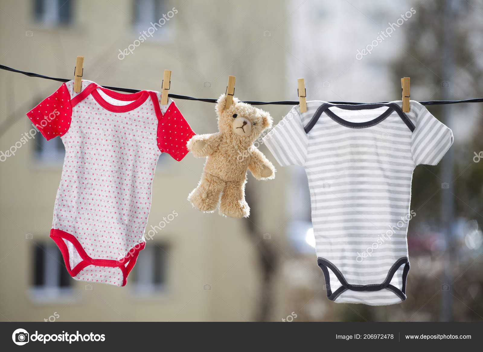 teddy made from baby clothes