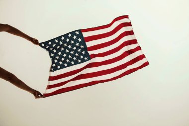 Günbatımı Amerikan bayrağı
