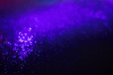 Olan ışıltılı Noel arka plan - mavi tatil zemin