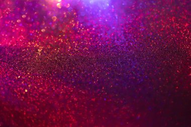 Olan ışıltılı Noel arka plan - kırmızı tatil zemin