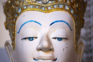 Budist tapınak detayları, Chiang Mai, Tayland