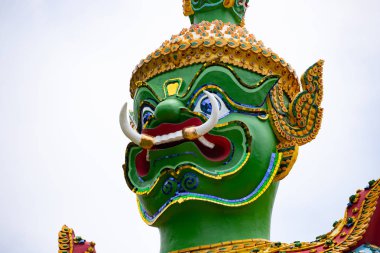 Bangkok Tayland 'daki Wat Phra Kaew Eski Tapınağı