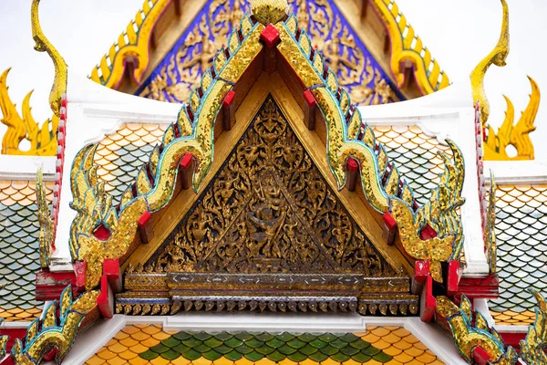 Wat Phra Kaew Forntida tempel i bangkok Thailand — Stockfoto