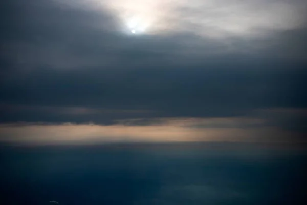 비행기에서 본 구름 — 스톡 사진