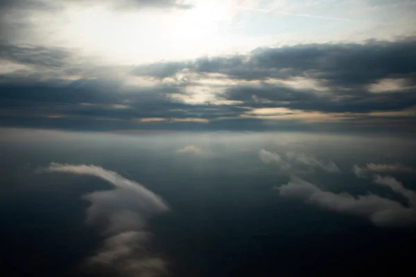 Clouds viewed from airplane — Stock Photo, Image