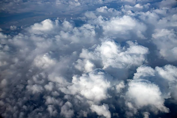 비행기에서 본 구름 — 스톡 사진