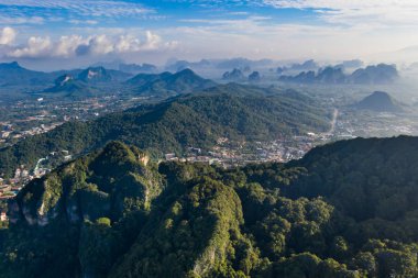 Krabi bölgesi havadan görünümü.
