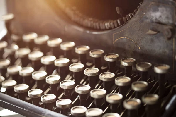 Close up of  vintage retro styled typewriter. — Stock Photo, Image