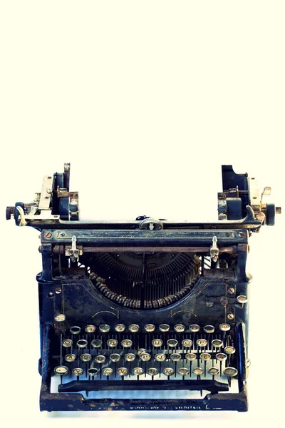 Antika retro biçimli daktiloyu kapat.