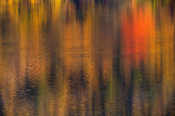 Красочное отражение воды — стоковое фото