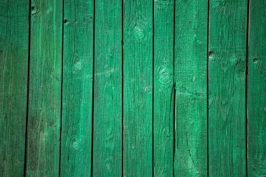 Arka plan için eski yeşil ahşap doku.