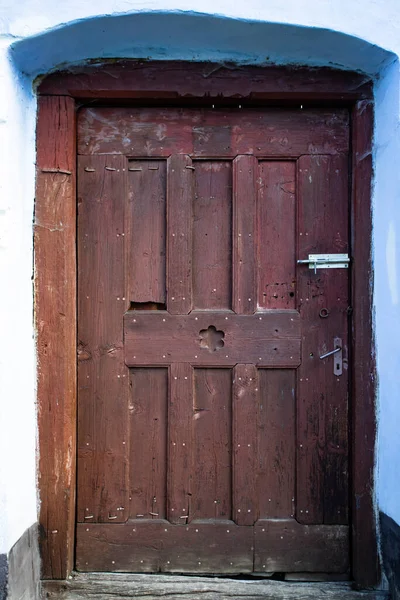 Velho Património Arquitectónico Saxão Rural Ruas Roménia Medieval Turismo Património — Fotografia de Stock