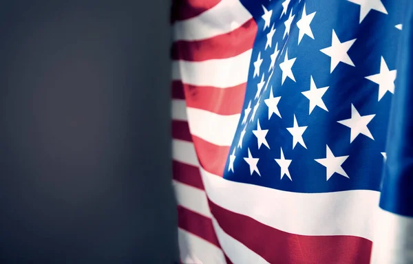 Флаг Соединенных Штатов Америки Размахивающий — стоковое фото